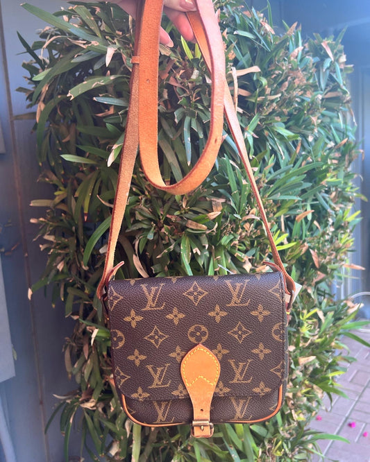 Louis Vuitton vintage monogram cartoucherie pm crossbody bag