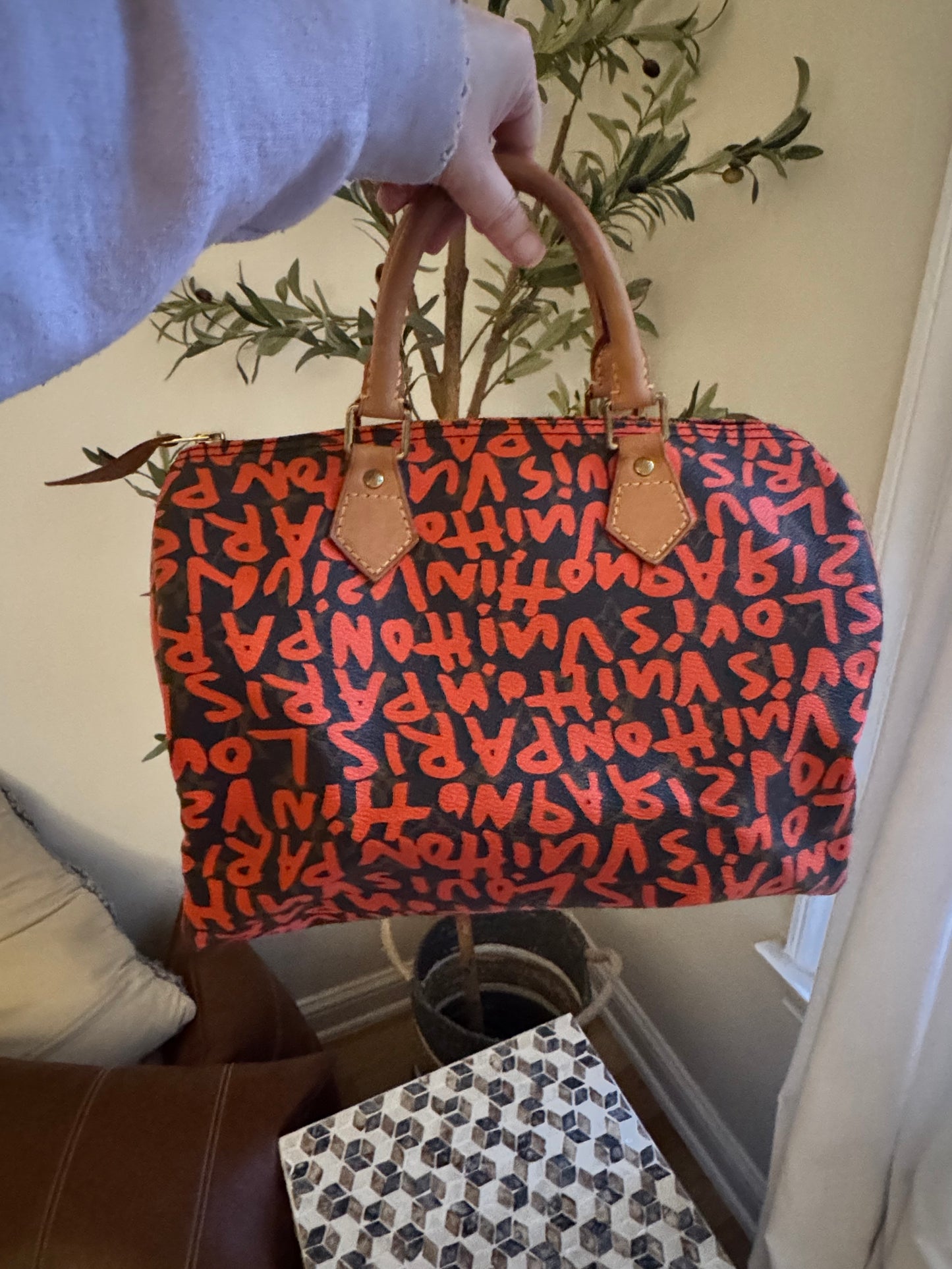 Louis Vuitton Stephen Sprouse Orange Graffiti Speedy 30