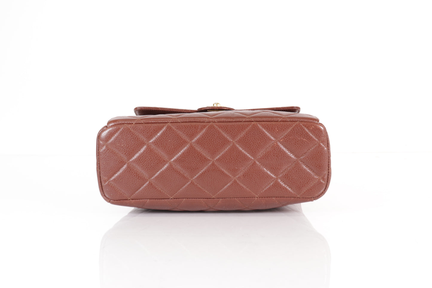 Chanel vintage chocolate caviar shoulder bag