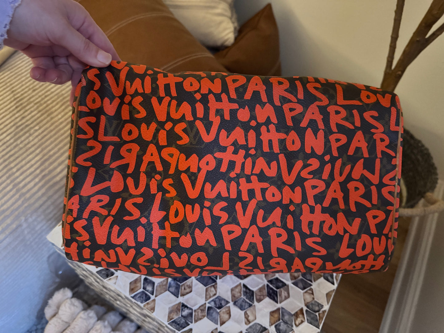 Louis Vuitton Stephen Sprouse Orange Graffiti Speedy 30