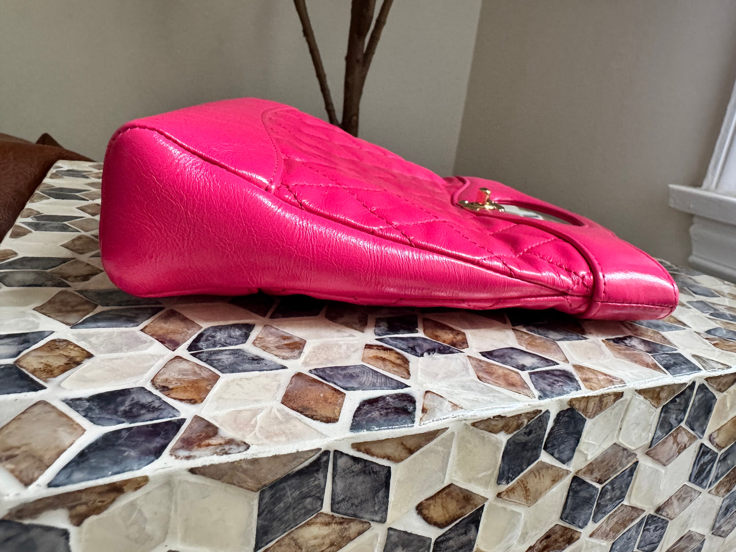 Chanel 31 Hot Pink Small Calfskin Shopping Bag