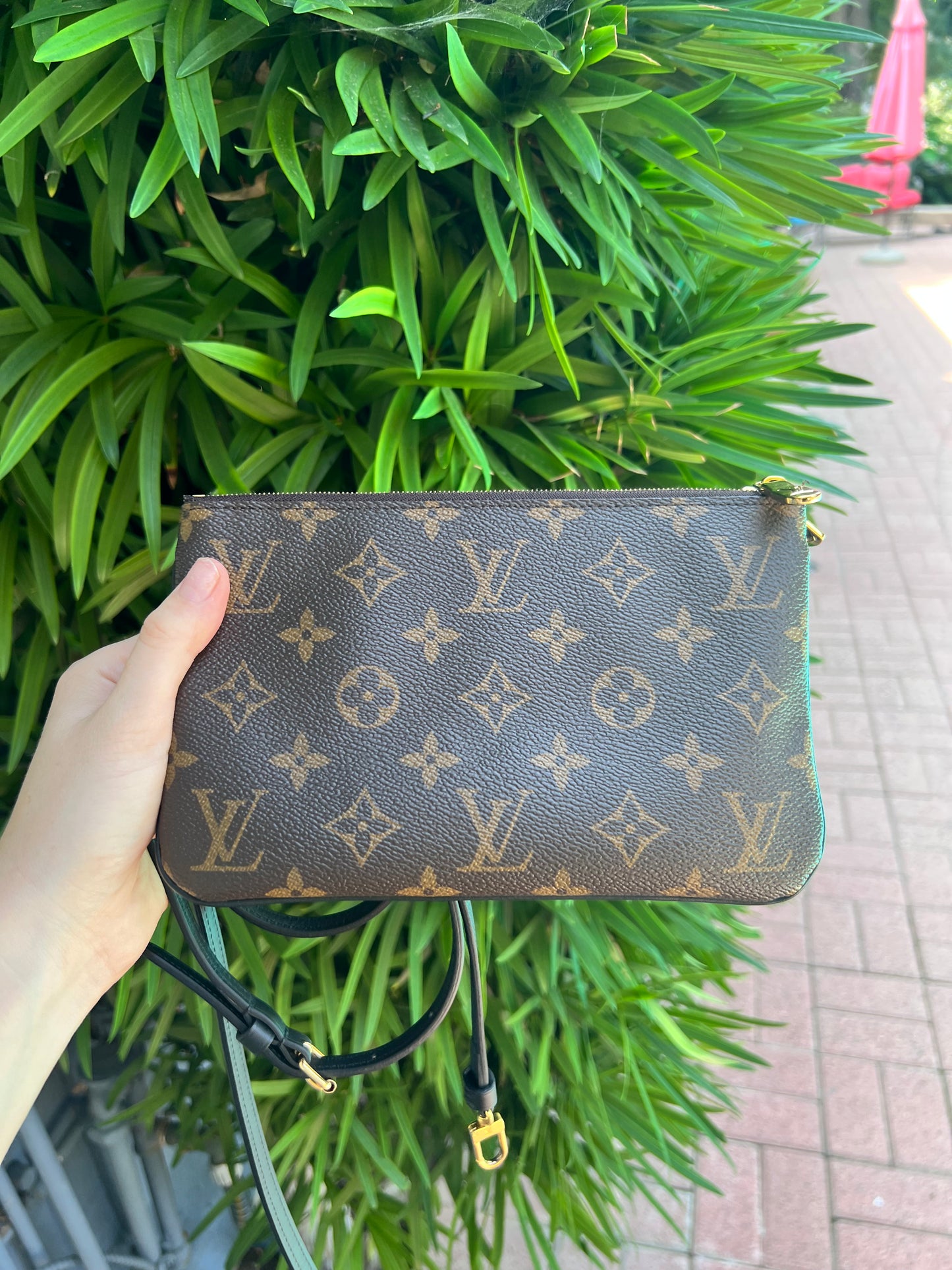 Louis Vuitton giant monogram double zip crossbody