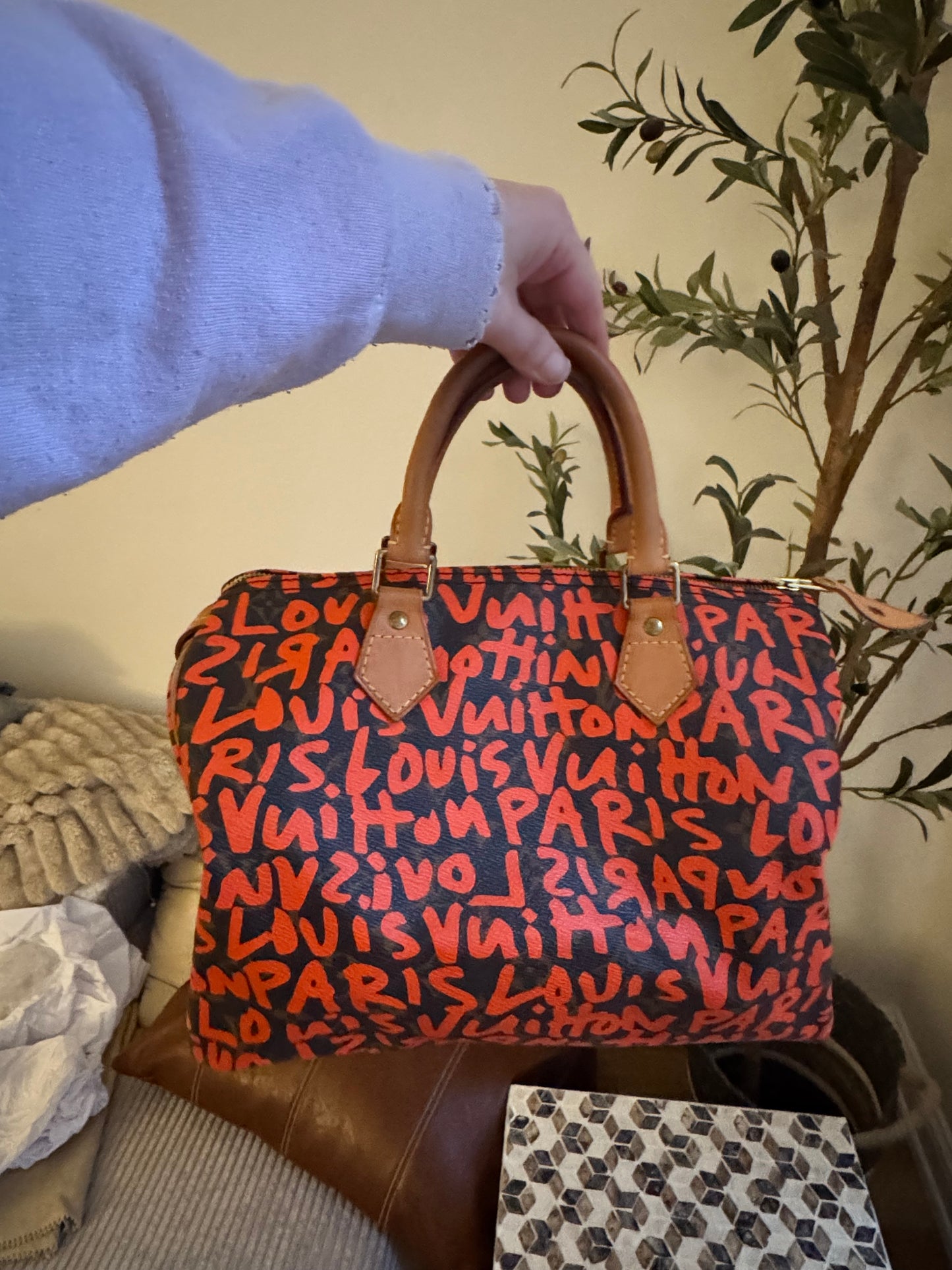 Louis Vuitton Stephen Sprouse Orange Graffiti Speedy 30