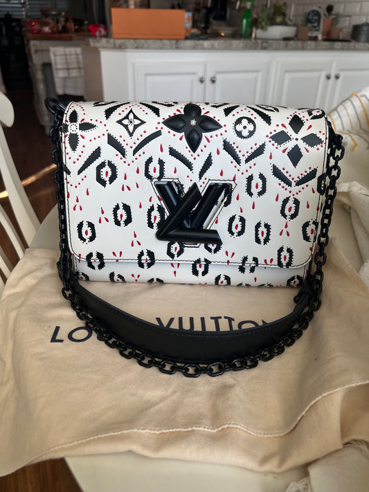 Louis Vuitton limited edition twist MM graphic bag
