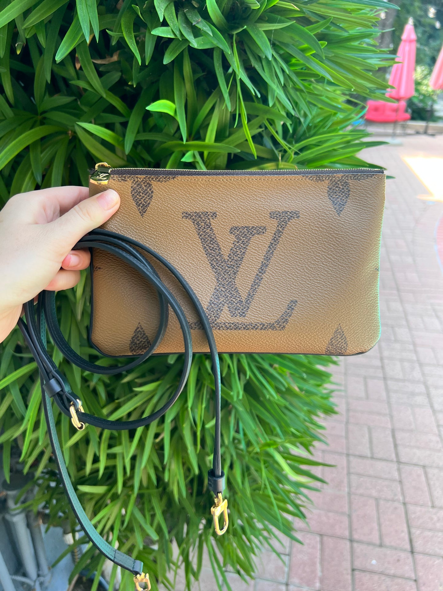 Louis Vuitton giant monogram double zip crossbody