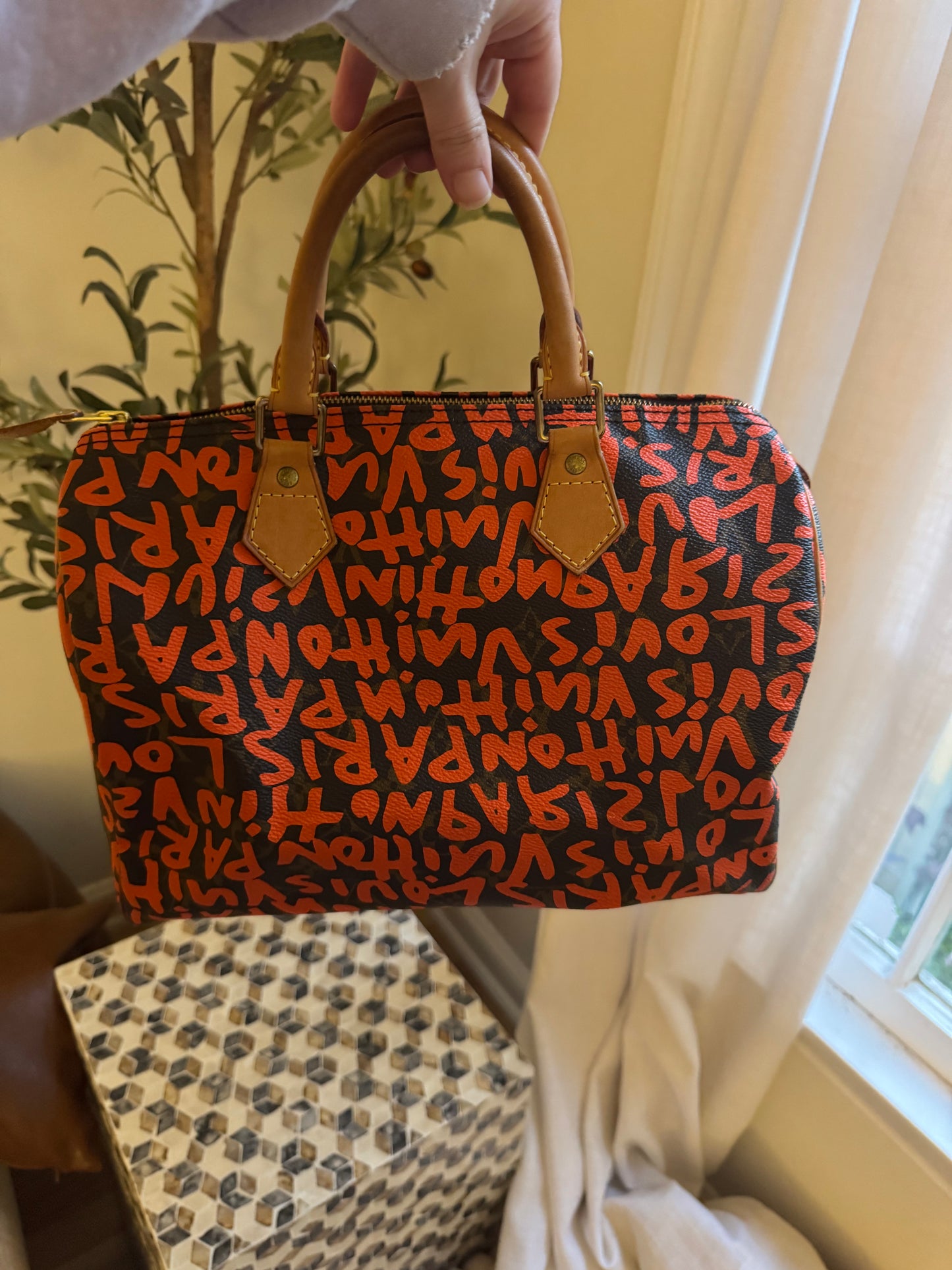 Louis Vuitton Stephen Sprouse Orange Graffiti Speedy 30