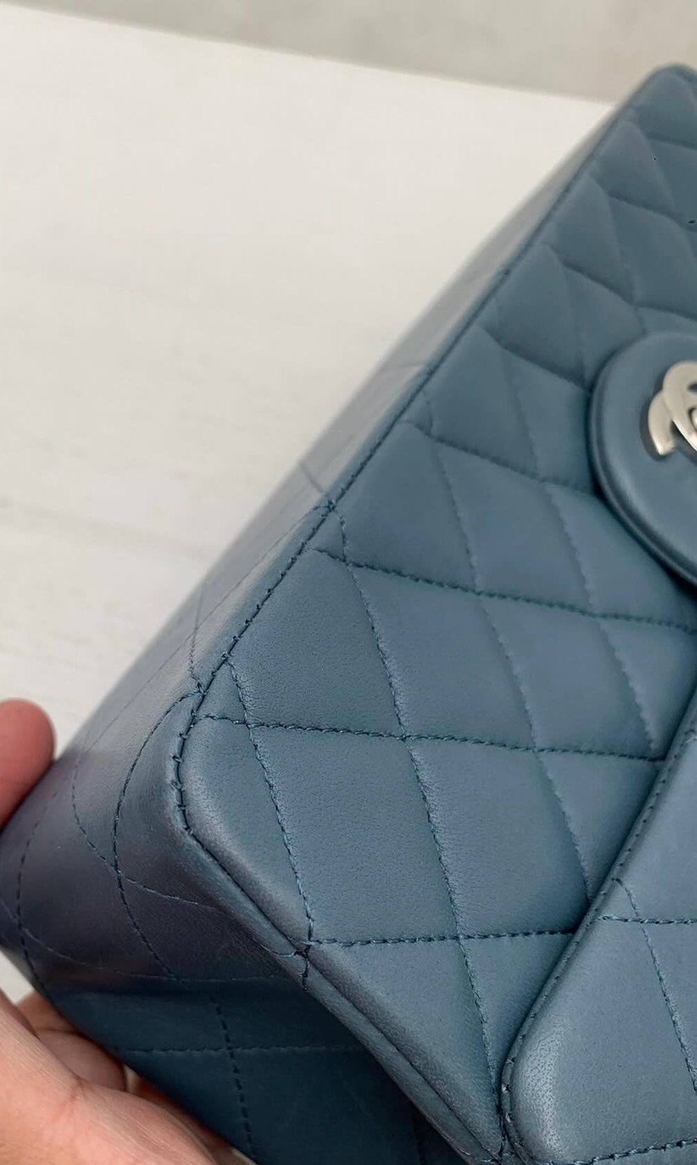 Chanel medium classic flap blue lambskin -PARTIAL PAYMENT