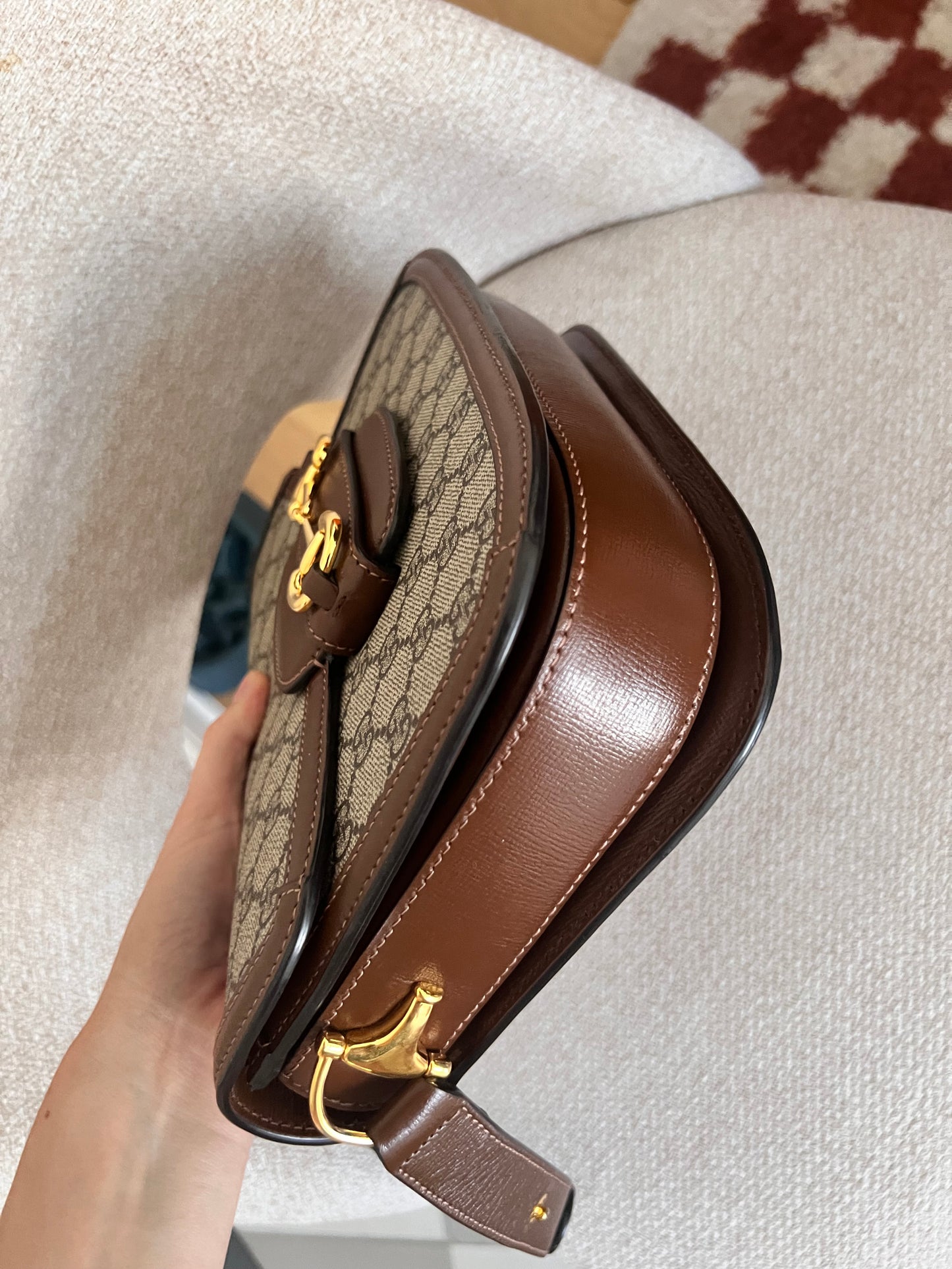 Gucci horsebit 1955 shoulder flap bag