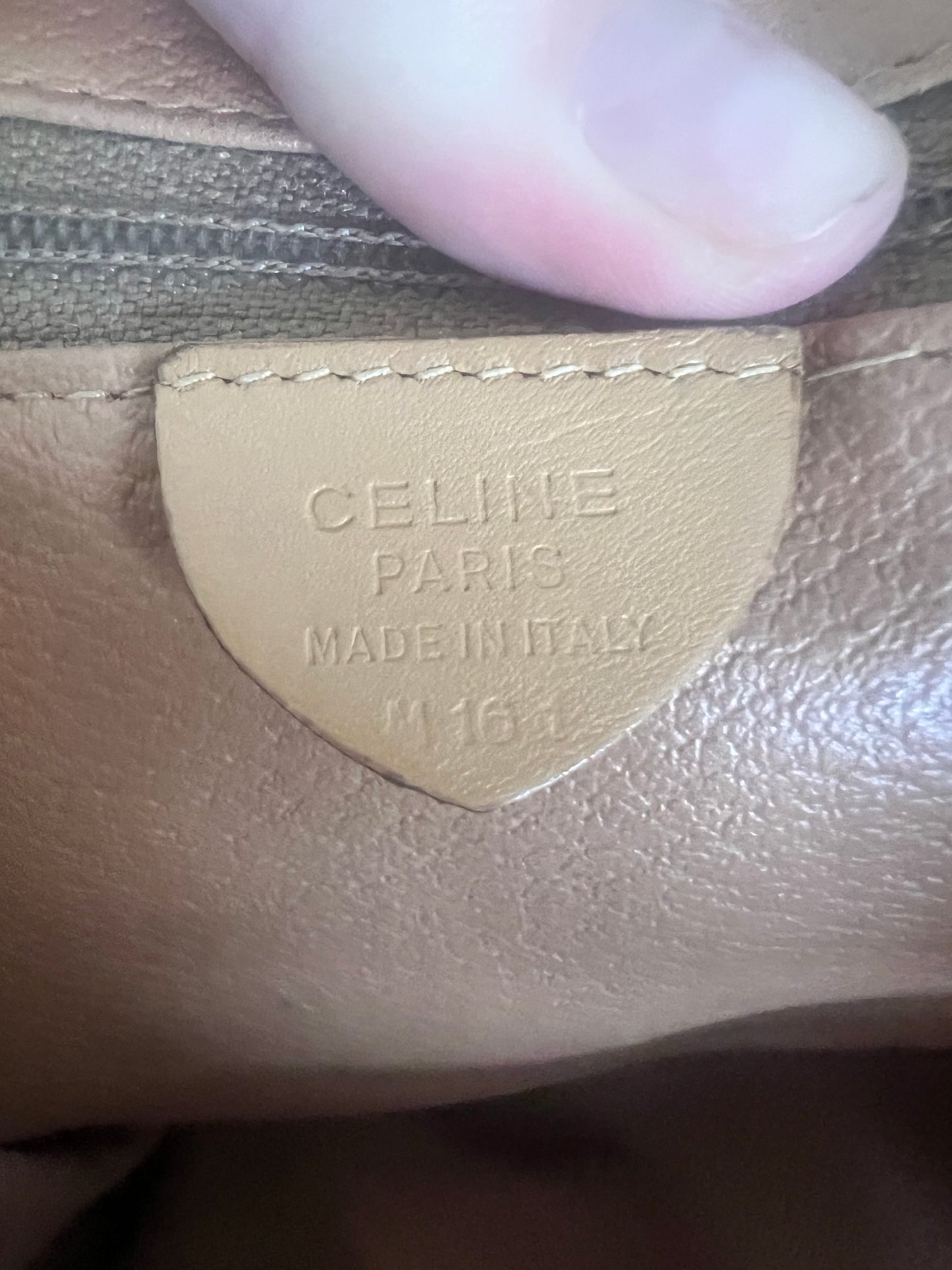 Celine vintage large macadam coated canvas backpack