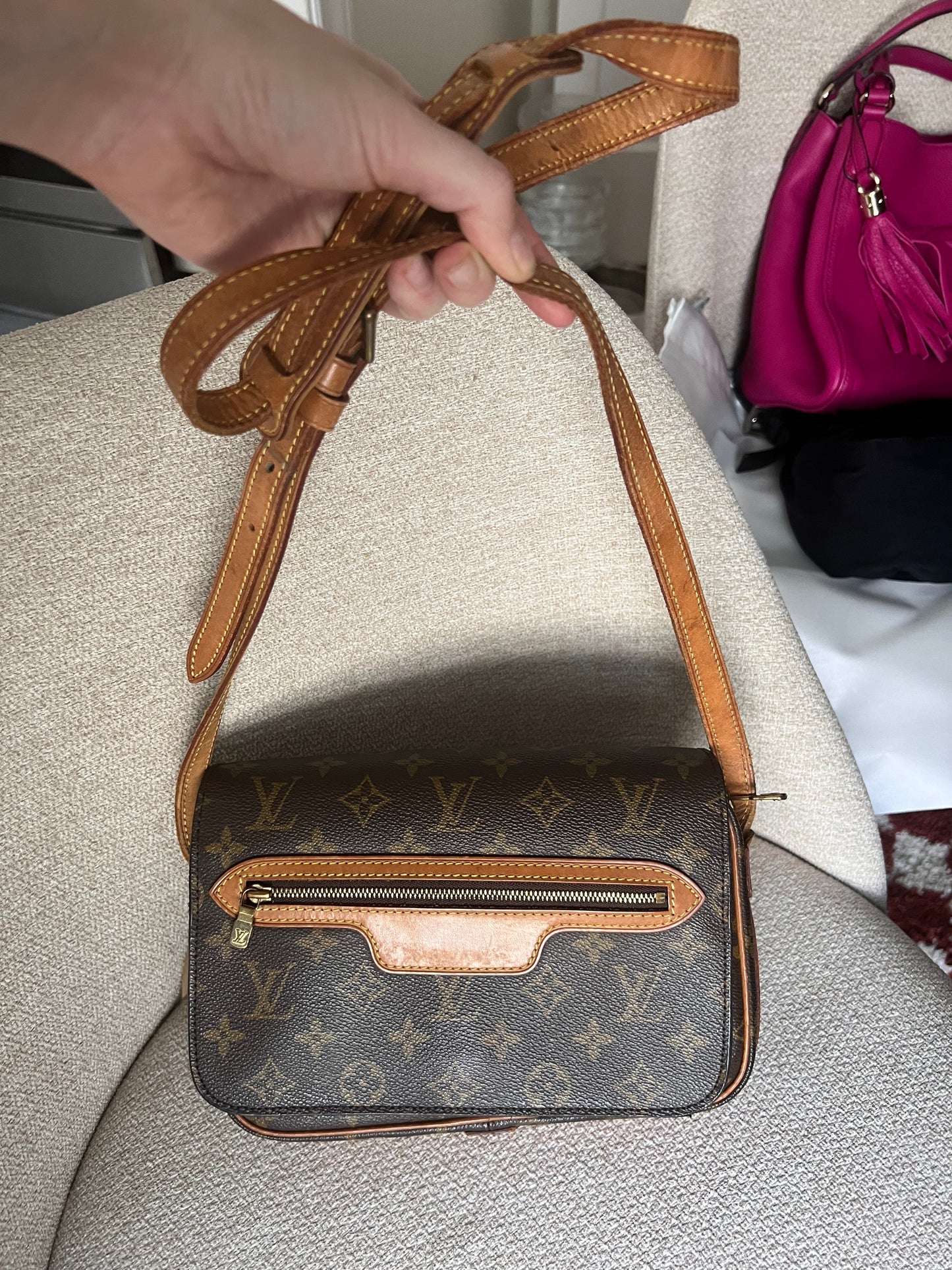 Louis Vuitton monogram vintage flap crossbody