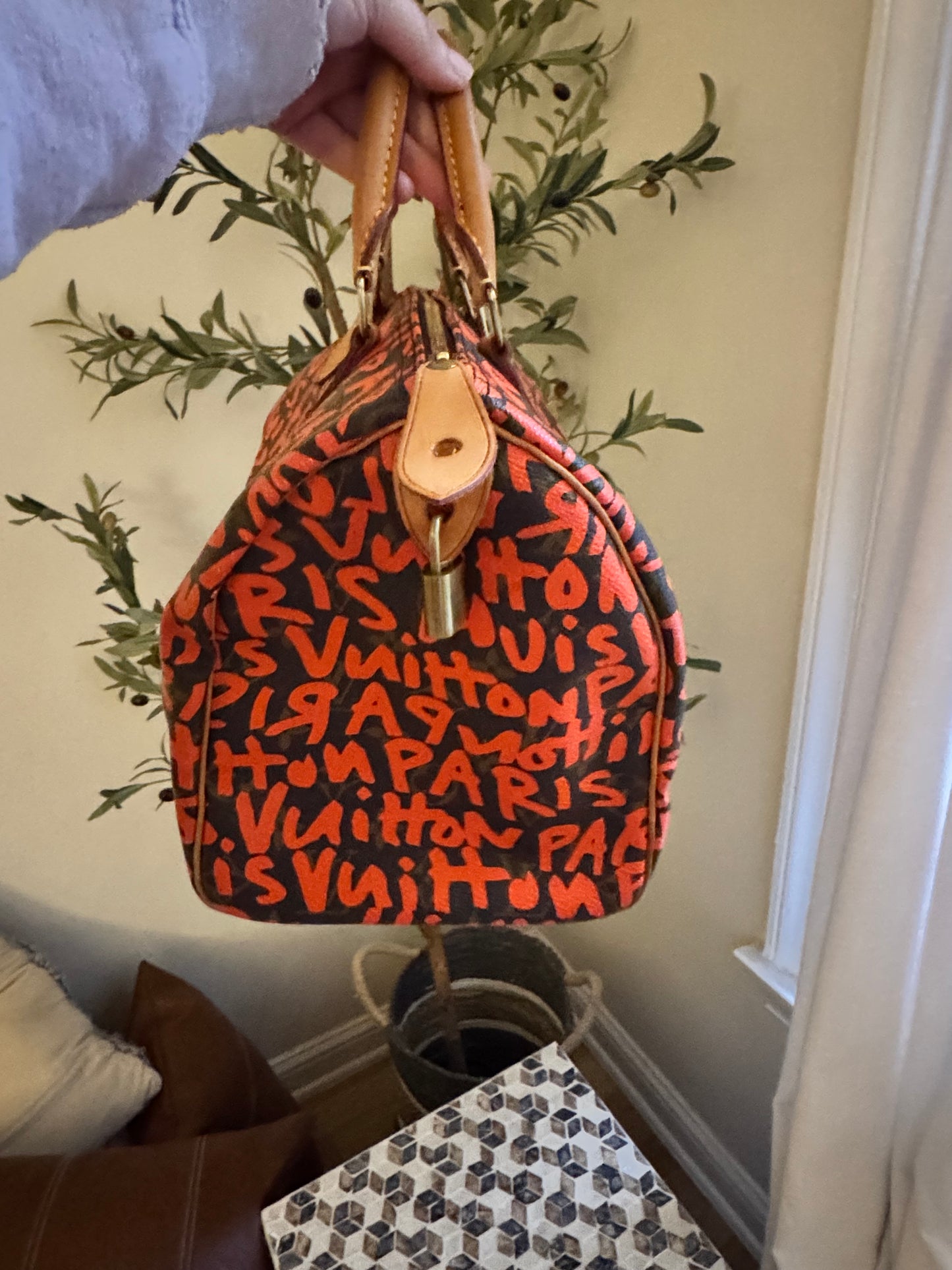Louis Vuitton Stephen Sprouse Orange Graffiti Speedy 30