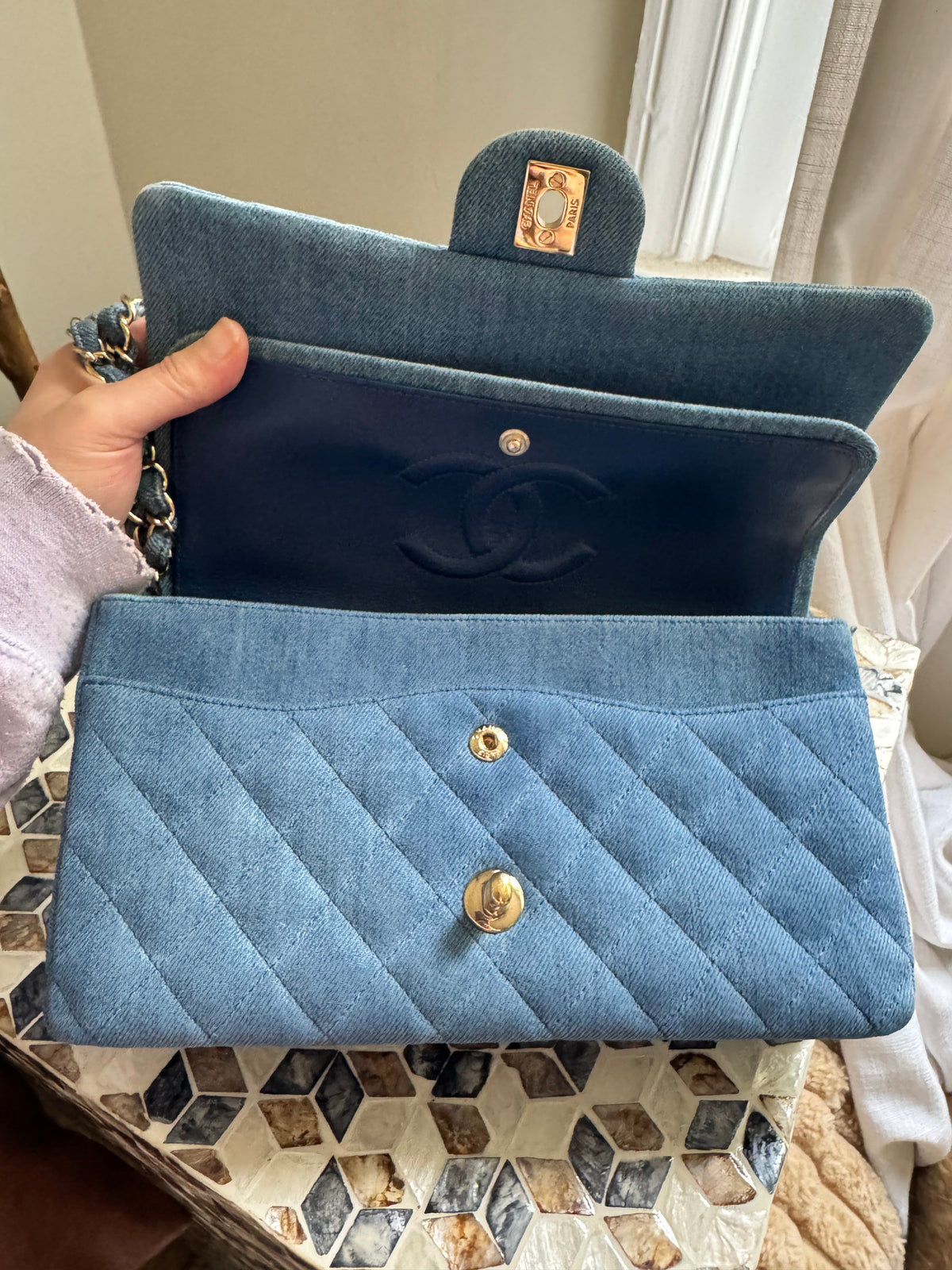 Chanel Medium Denim Classic Flap