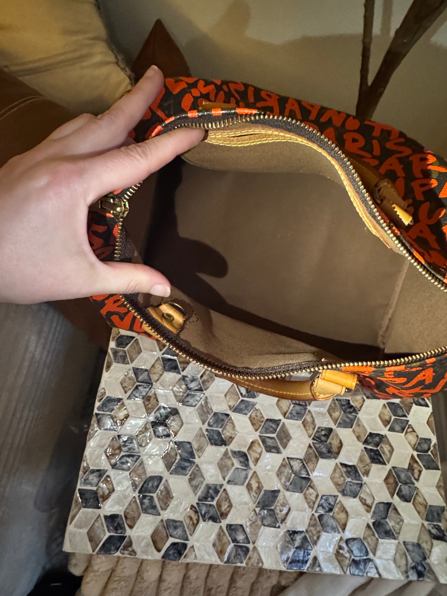 Louis Vuitton Stephen Sprouse Orange Graffiti Speedy 30