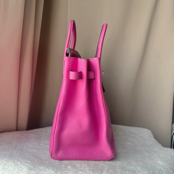 Hermes HAC 32 fuchsia chèvre PHW