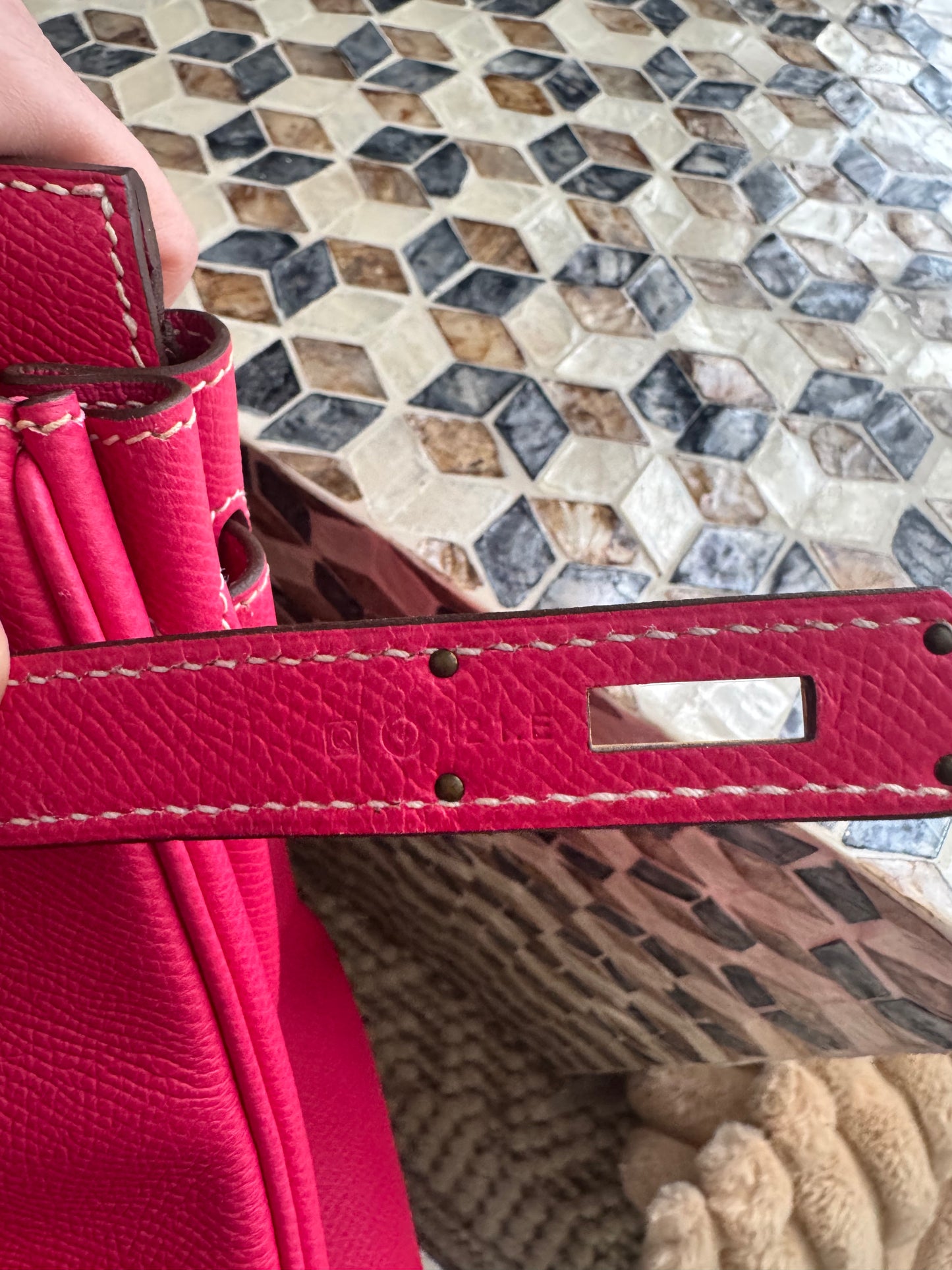 Hermes Birkin 30 Rose Tyrein Epsom Leather Candy Collection