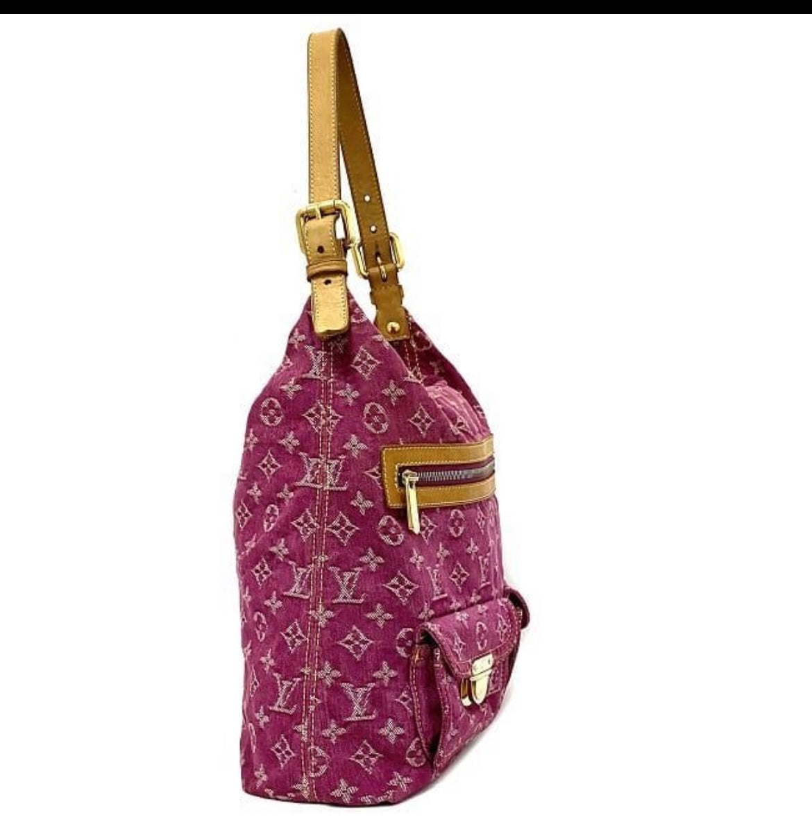 Louis Vuitton, hot pink Monogram buggy bag