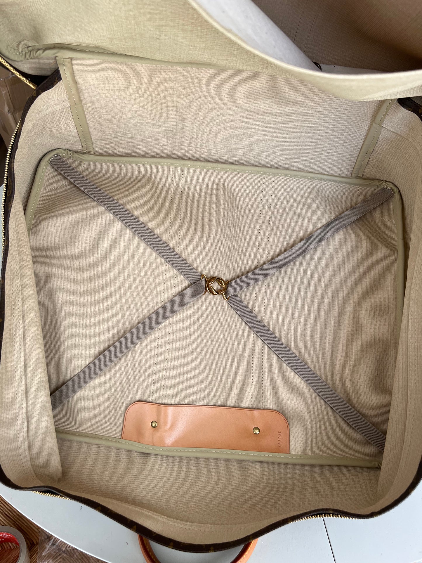 Louis Vuitton monogram Sirius 50 travel bag