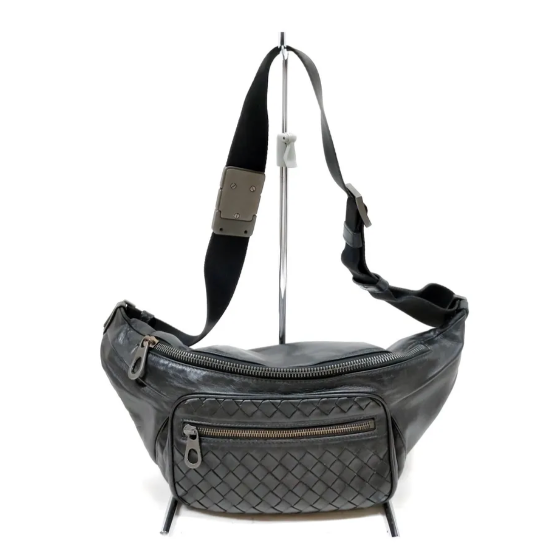 BOTTEGA VENETA Intrecciato Leather Waist Pouch Fanny Pack