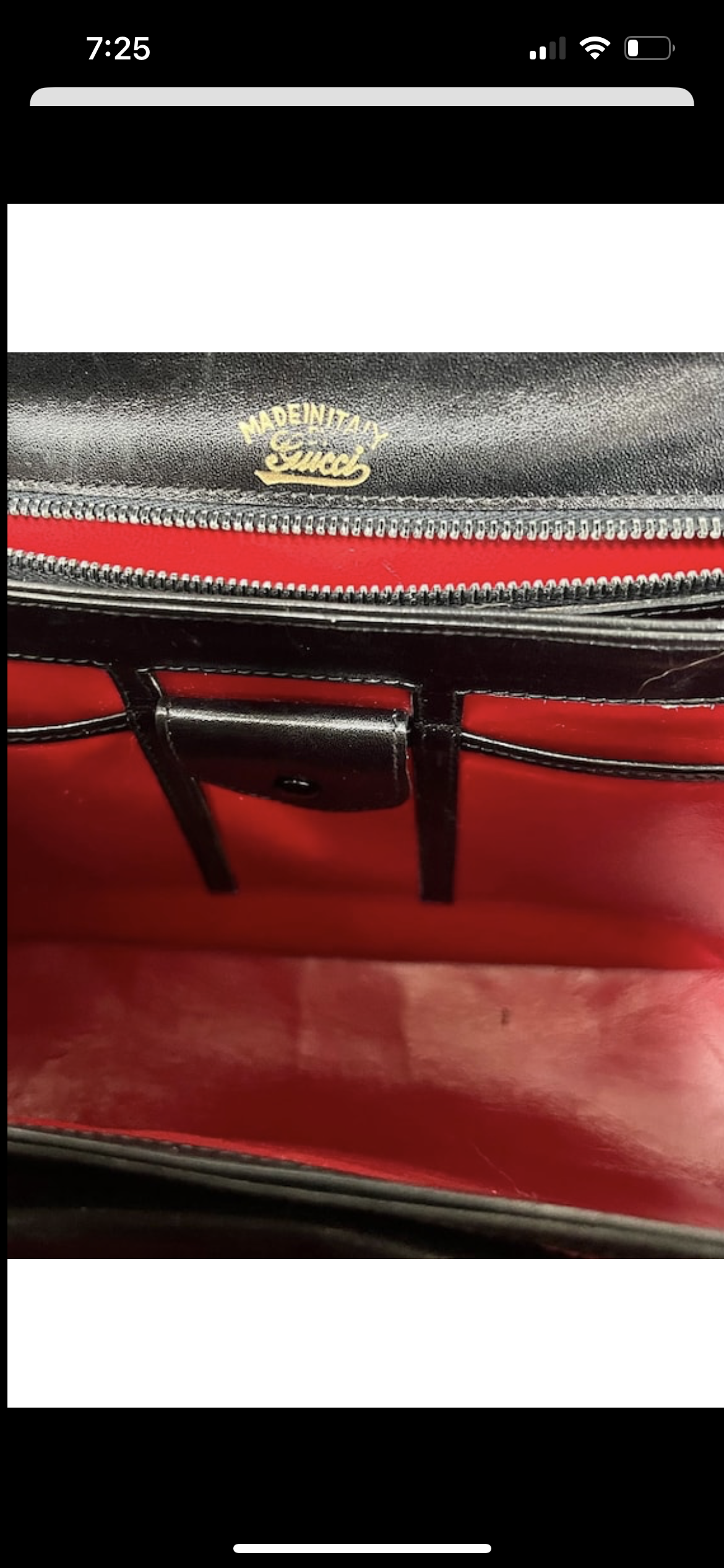 Rare & Original 1970s Gucci Bucket Canvas Logo & Leather Bag w